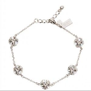 NWT Kate Spade lady marmalade silver bracelet.